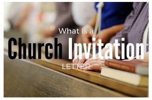 Church Invitation letter to a Worship Event