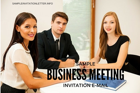 Sample Business Meeting Invitation Email